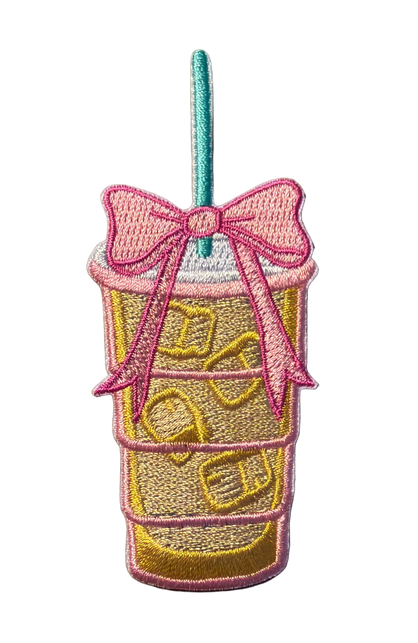 Iced Coffee With Bow Patch 17e