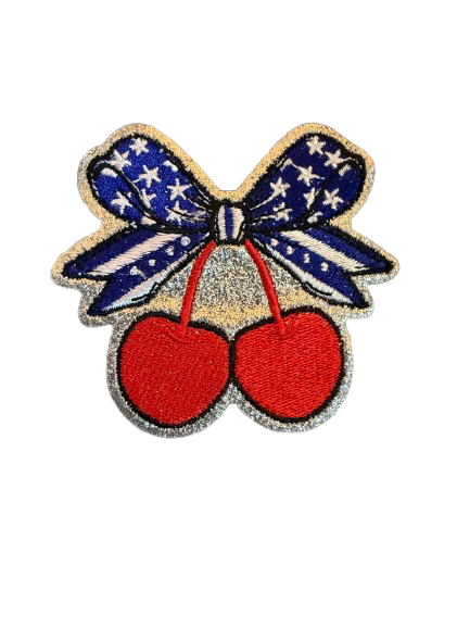 Glitter USA Cherries Patch