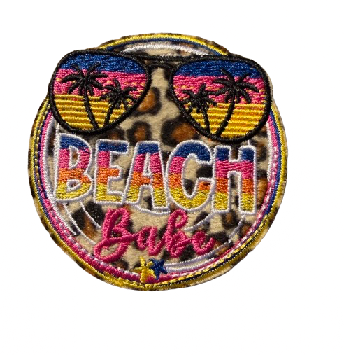 Beach Babe Leopard Patch 6n