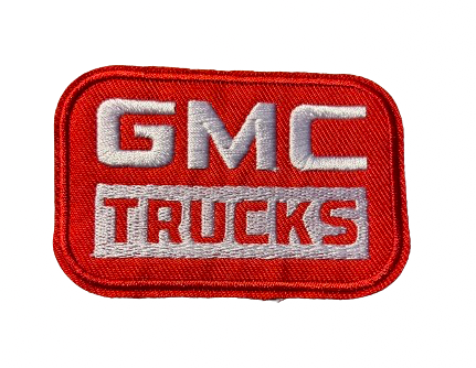 GMC Trucks Iron On Patch Embroidered