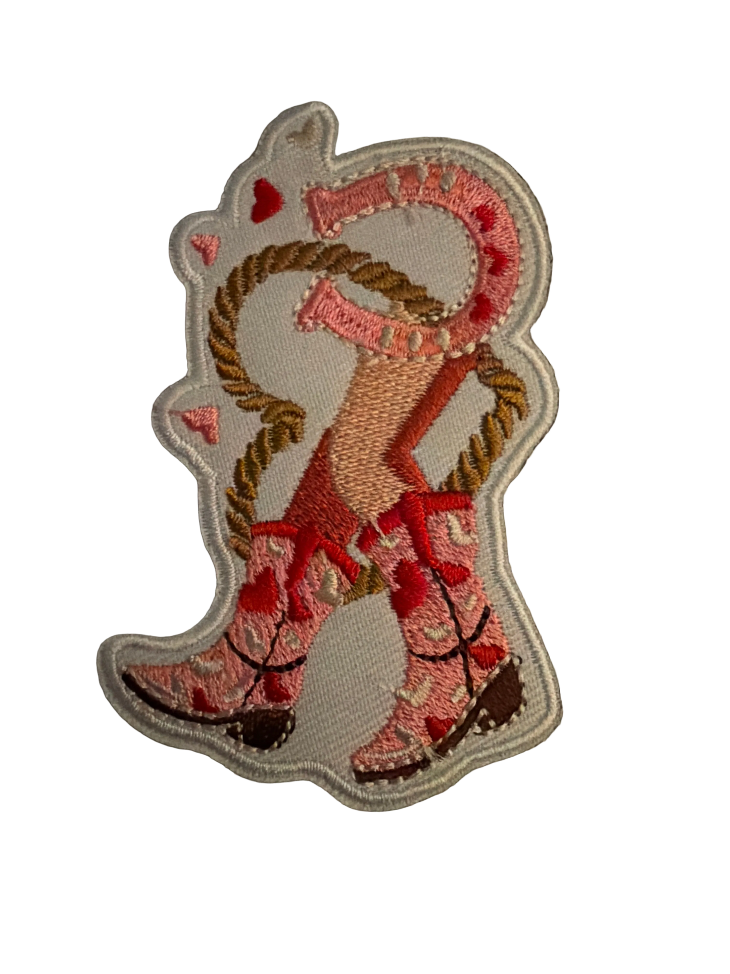 Boot and Heart Lasso Patch
