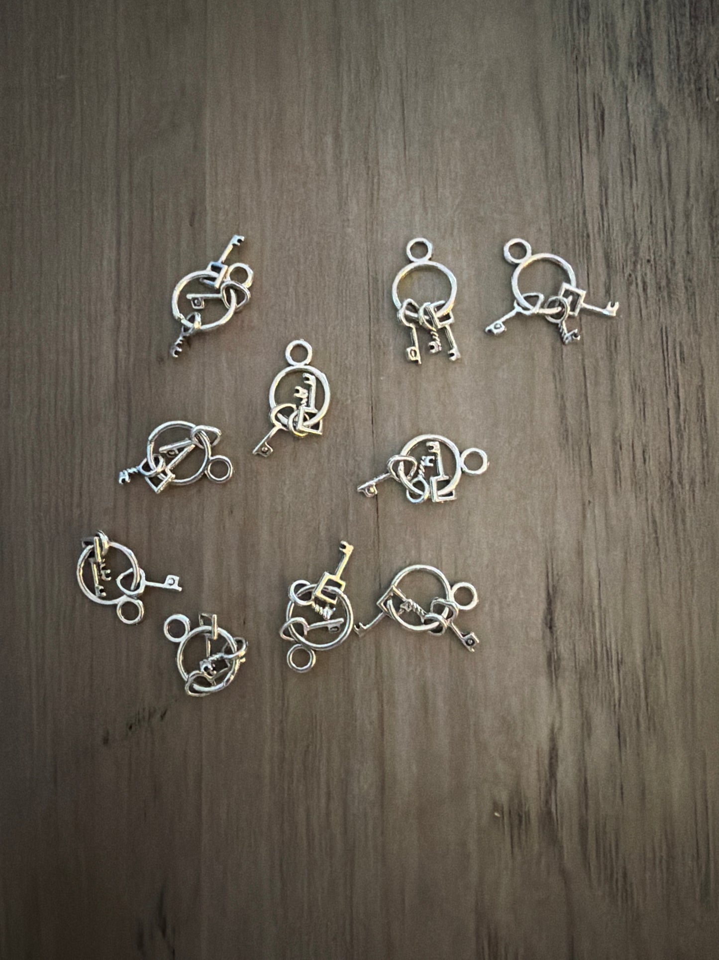 Hanging Keys Charm Lot