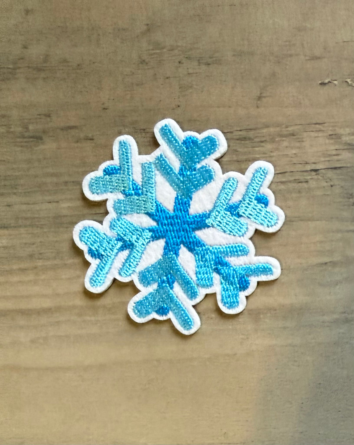 Snowflake Blue Patch