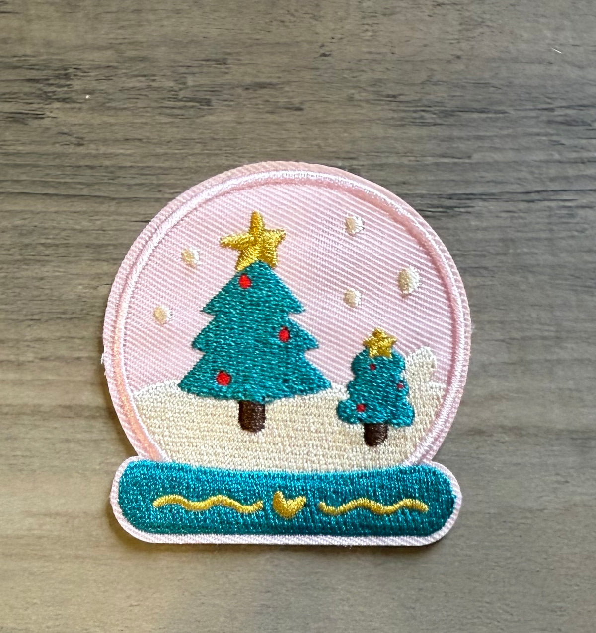 Pink Snow Globe Patch
