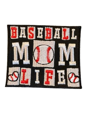 Baseball Mom Life Patch