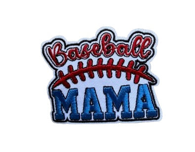 Baseball Mama Stitch Patch
