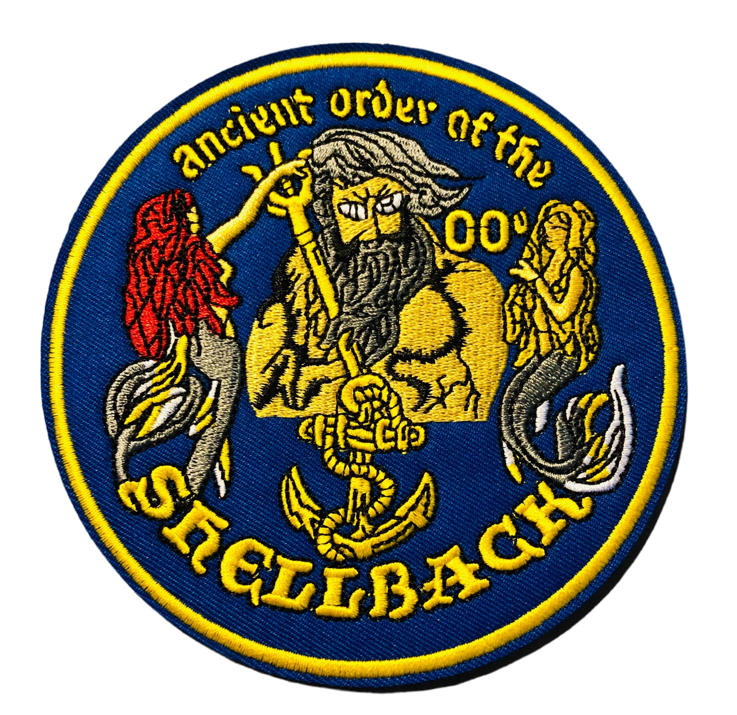 Ancient Order of the SHELLBACK Patch Iron On Ready Brand New Military Boating Equator Crossing Polliwog Seafarers