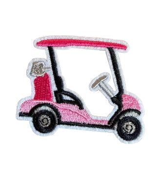 Pink Golf Cart Patch 4i