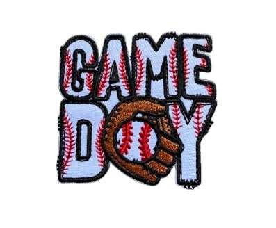 Baseball Game Day Mitt Patch