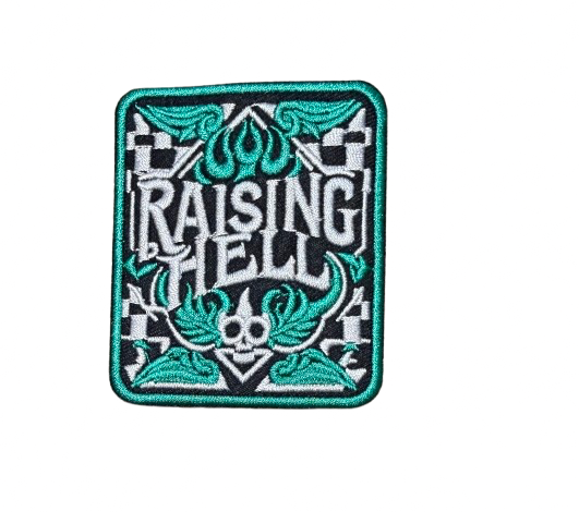 Raisin’ Hell Teal Patch 14m
