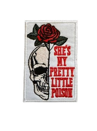 She’s My Pretty Little Poison Skull Patch 9g