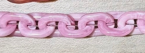 Marble Large Oval Link Chain
