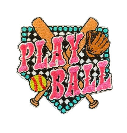Play Ball Softball Patch