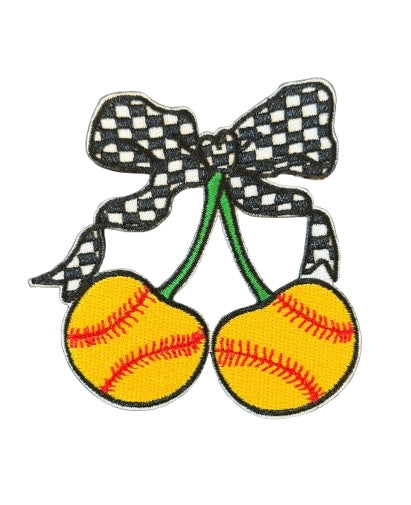 Softball Cherries Patch