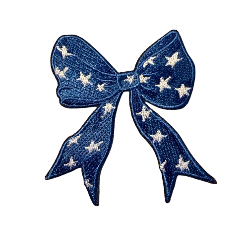 Blue Star Bow Patch