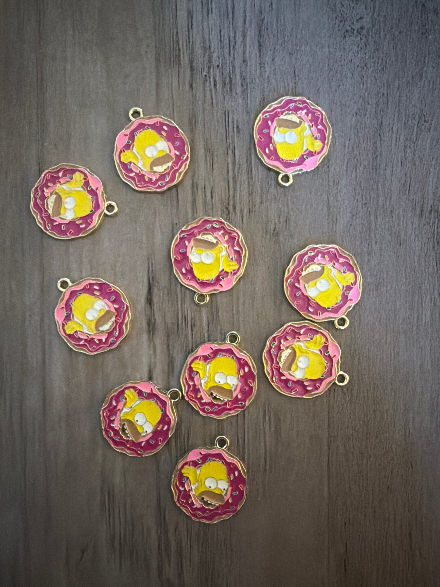 Simpson Donut Charm Lot