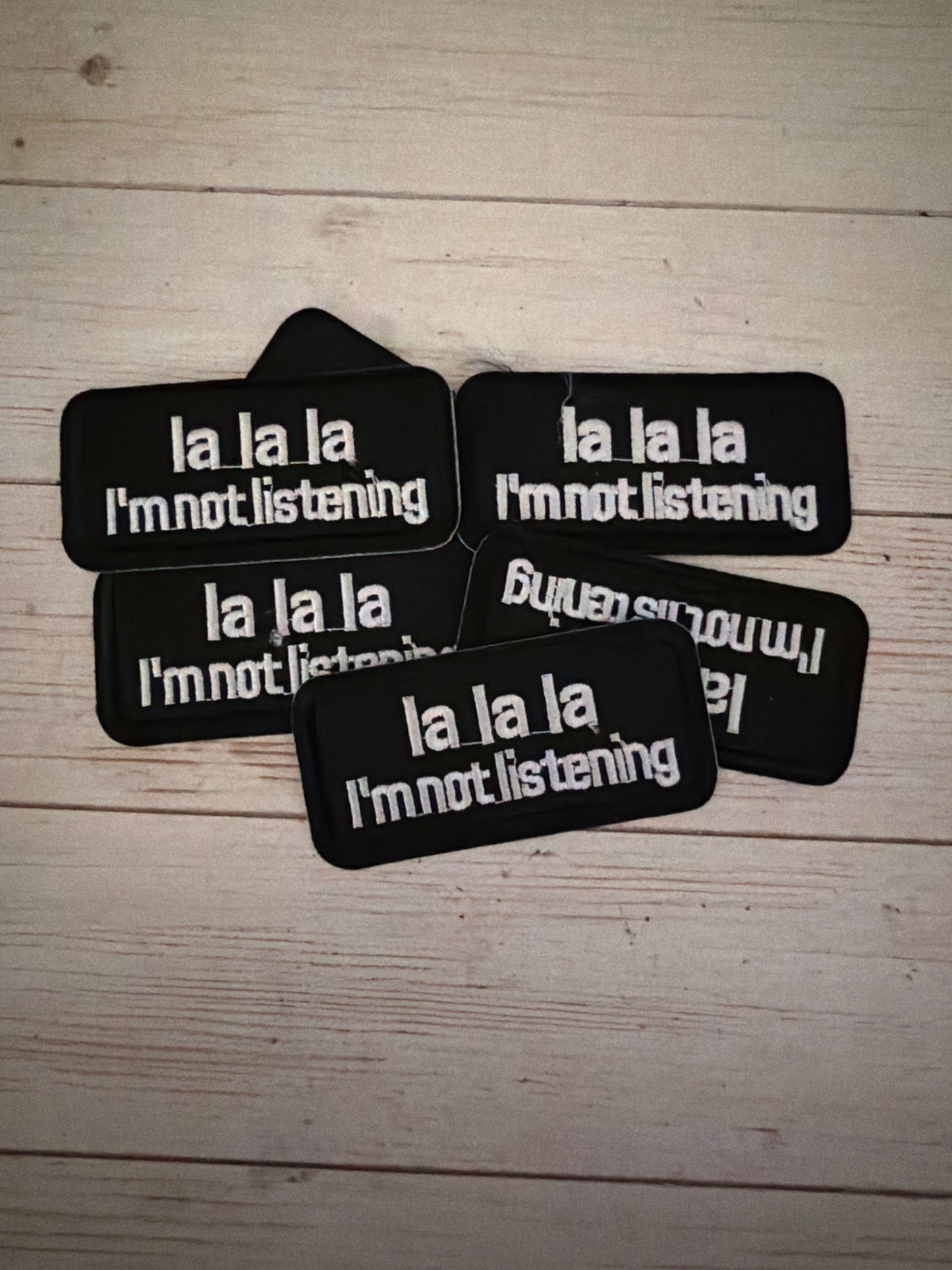 La la la I’m Not Listening Patch