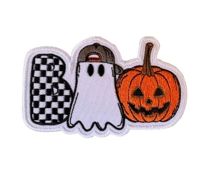 Boo Ghost Hat Patch