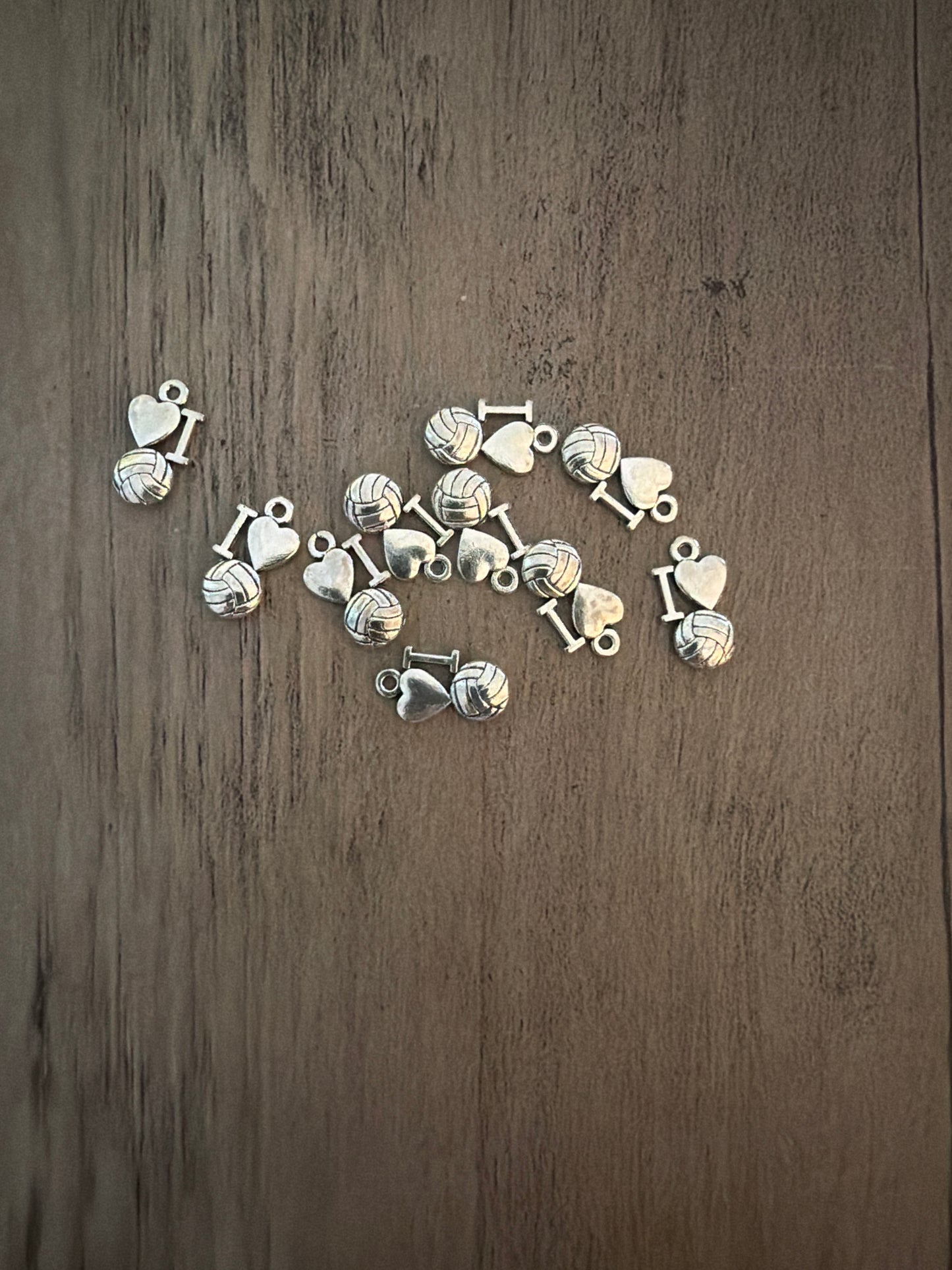 I love volleyball Charm Lot