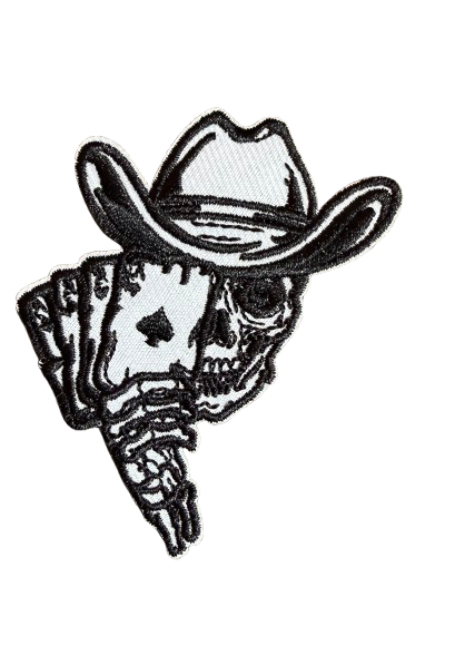 Skull Cowboy Cards Patch 12q