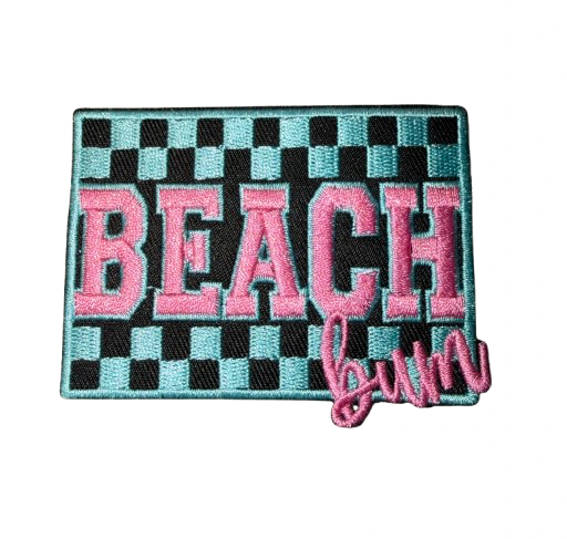 Beach Bum Checkered Patch 6h