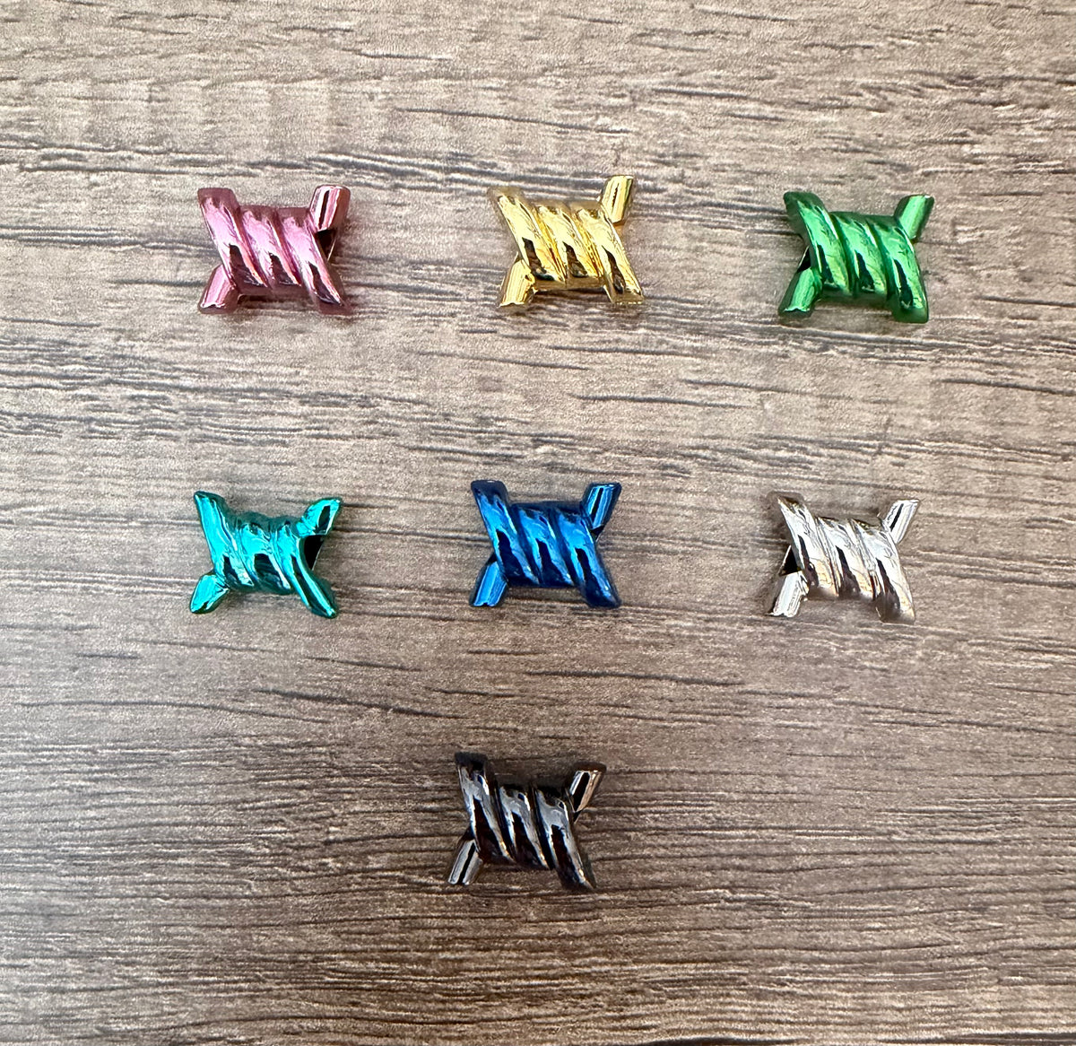 Barbed Wire Charms - Set of 2