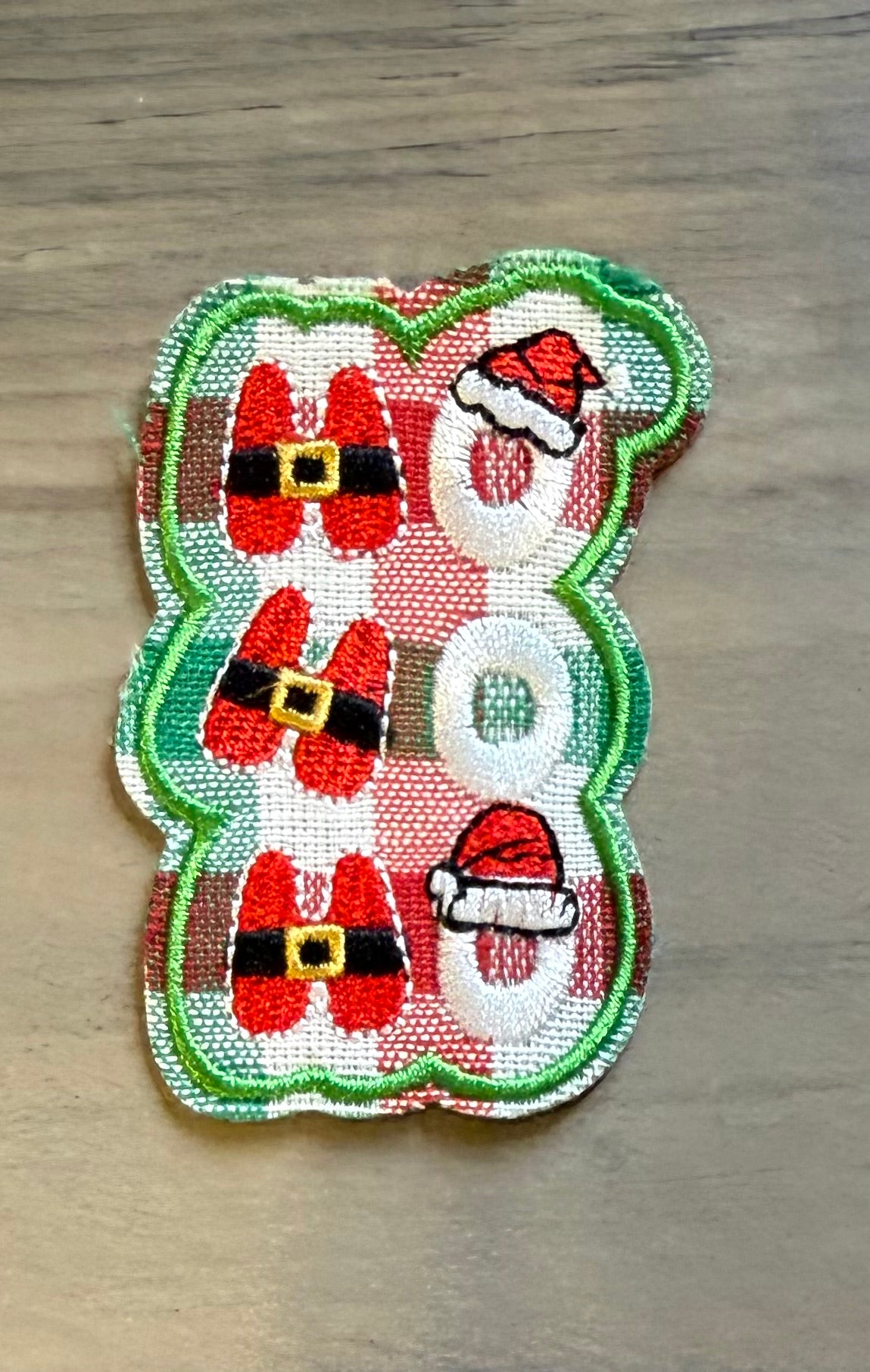 Ho Ho Ho Plaid Patch