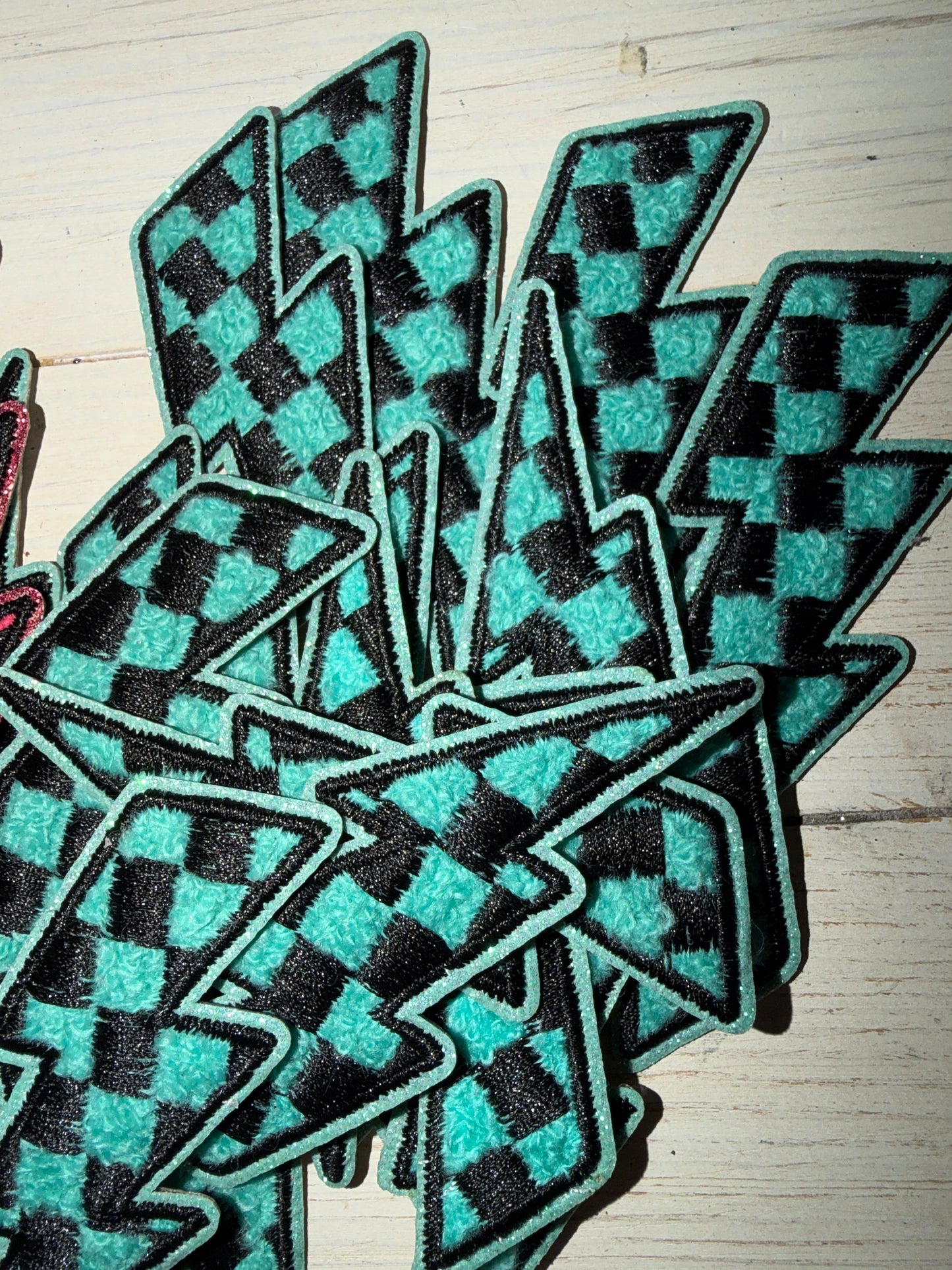 Checkered Bolt Patch