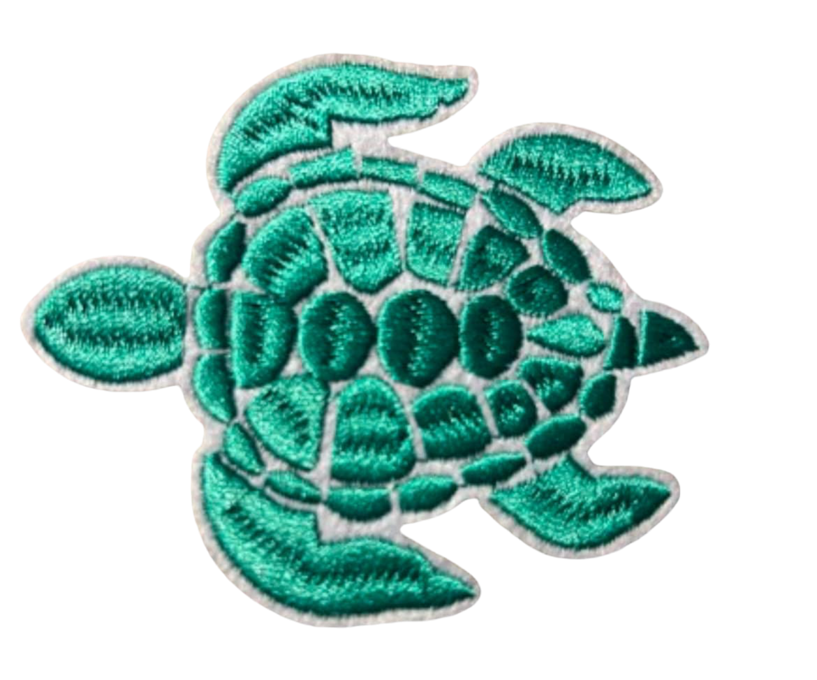 Sea Turtle Patch Iron On Ready Patch Embroidered Filler Patch Hat Bar Water Ocean Sea Creature