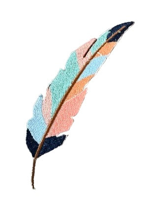 Boho Feather Patch 10t
