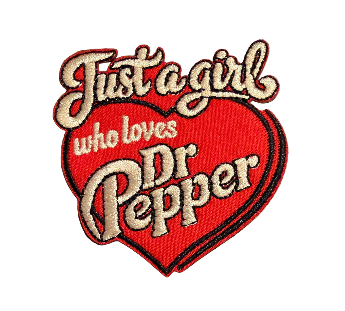 Just A Girl Who Loves Dr Pepper Patch