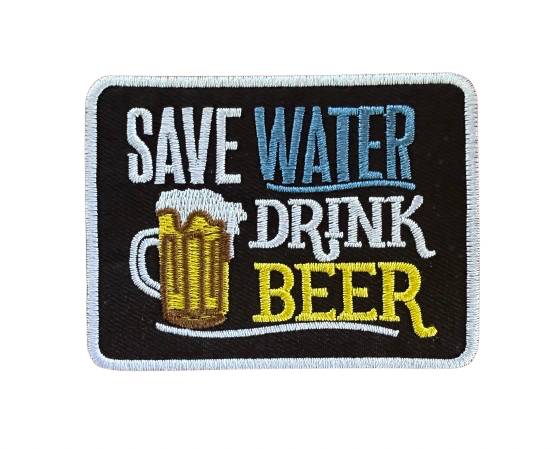 Save Water Drink Beer Patch 8g