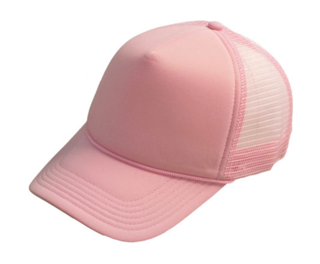 Pink Mid Profile Foam Trucker Hat