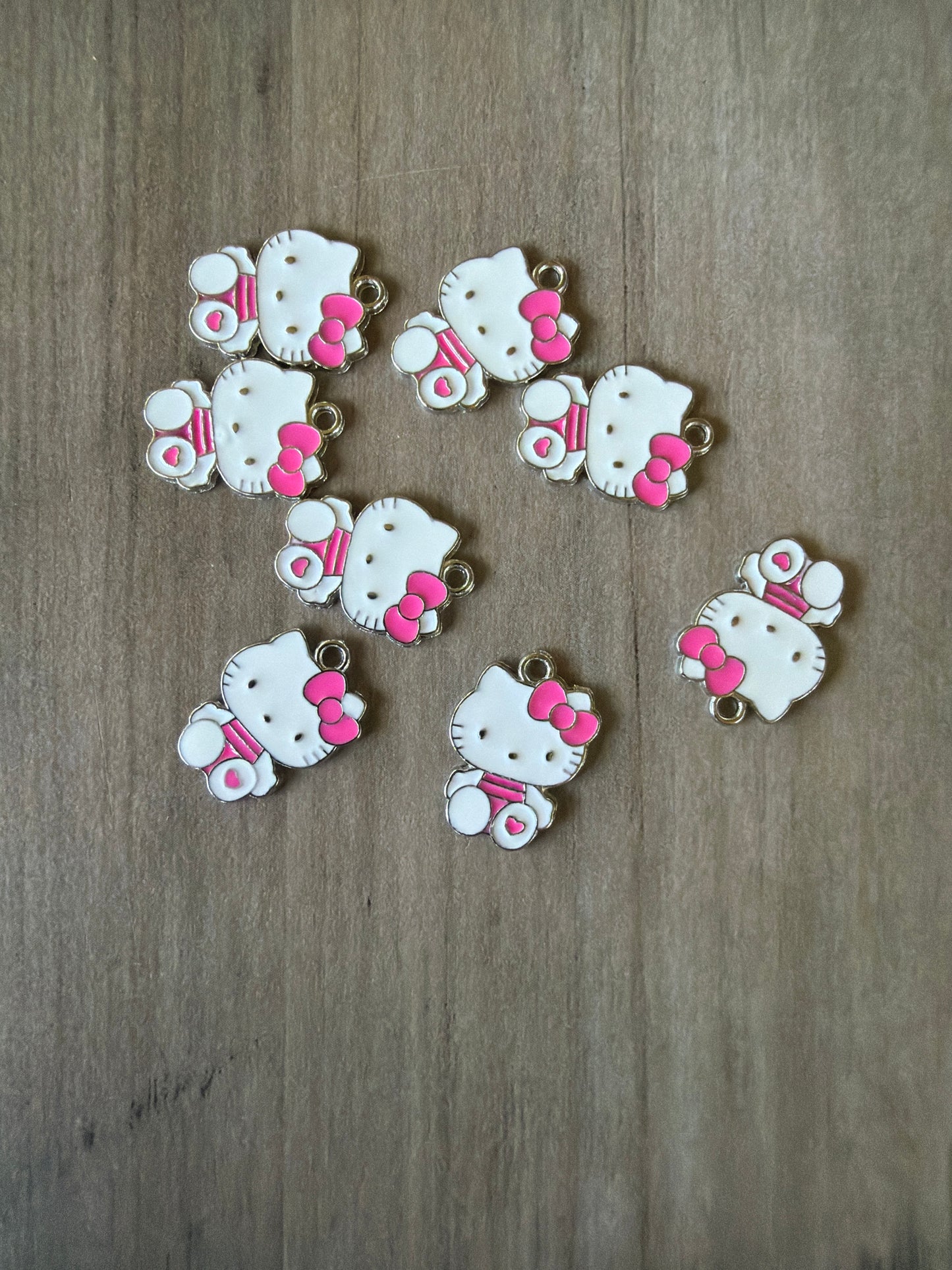 Pink Hello Kitty Charm Lot