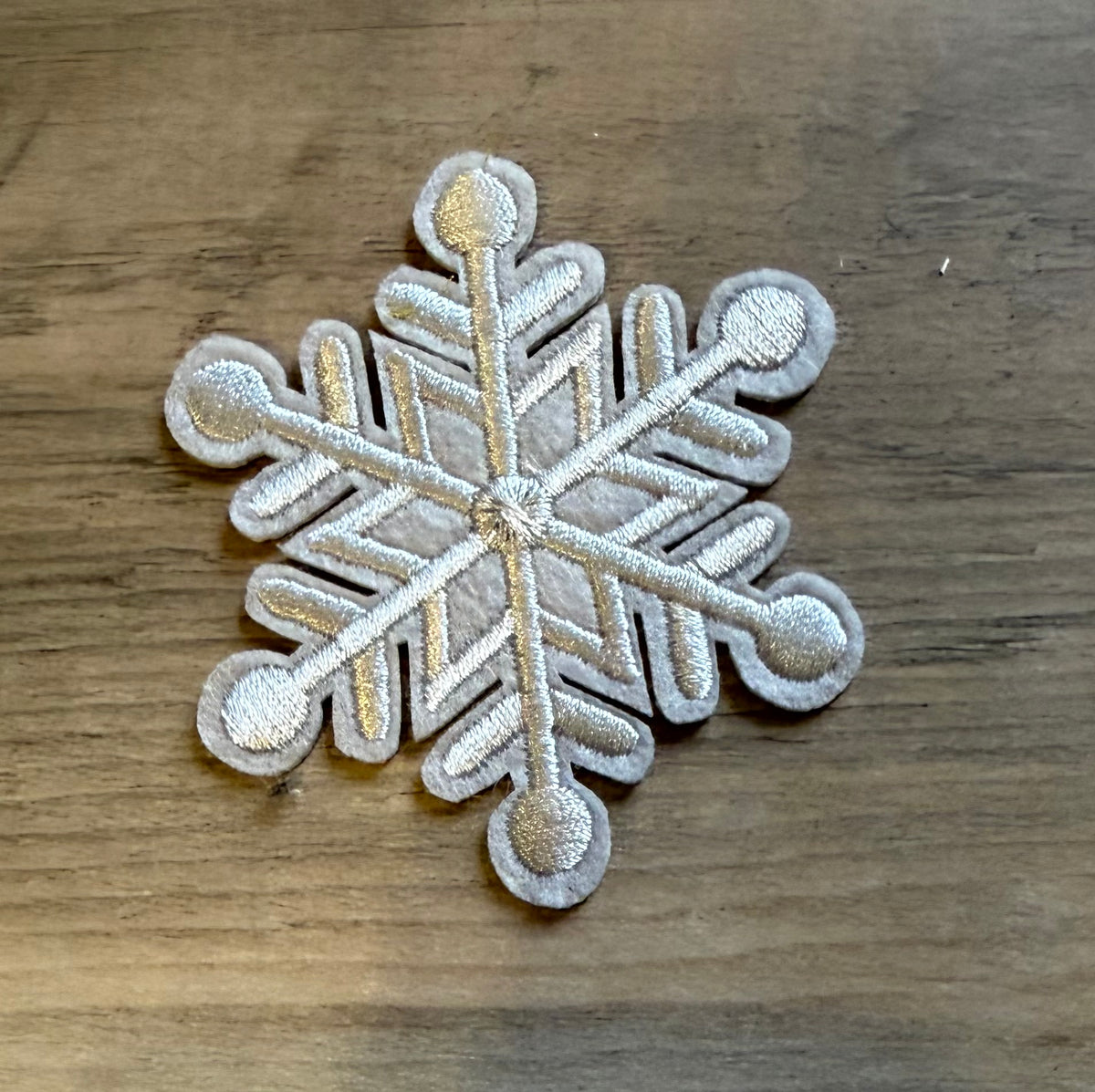 Snowflake Silver Patch