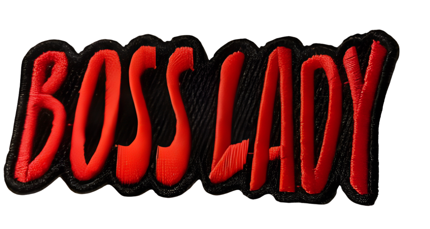 Boss Lady Iron On Ready Patch Embroidered Filler Patch Hat Bar Patch Women Boss Babe