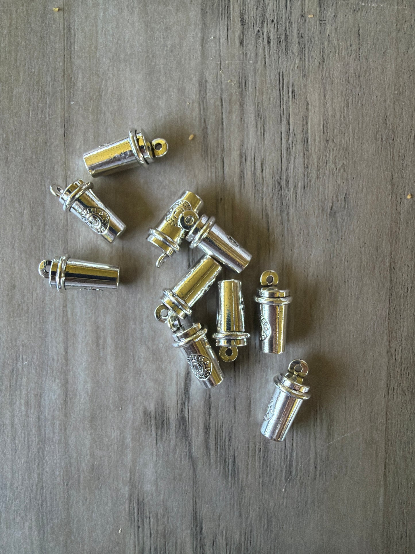 Silver Starbucks Inspired Coffee Cup Charm Lot