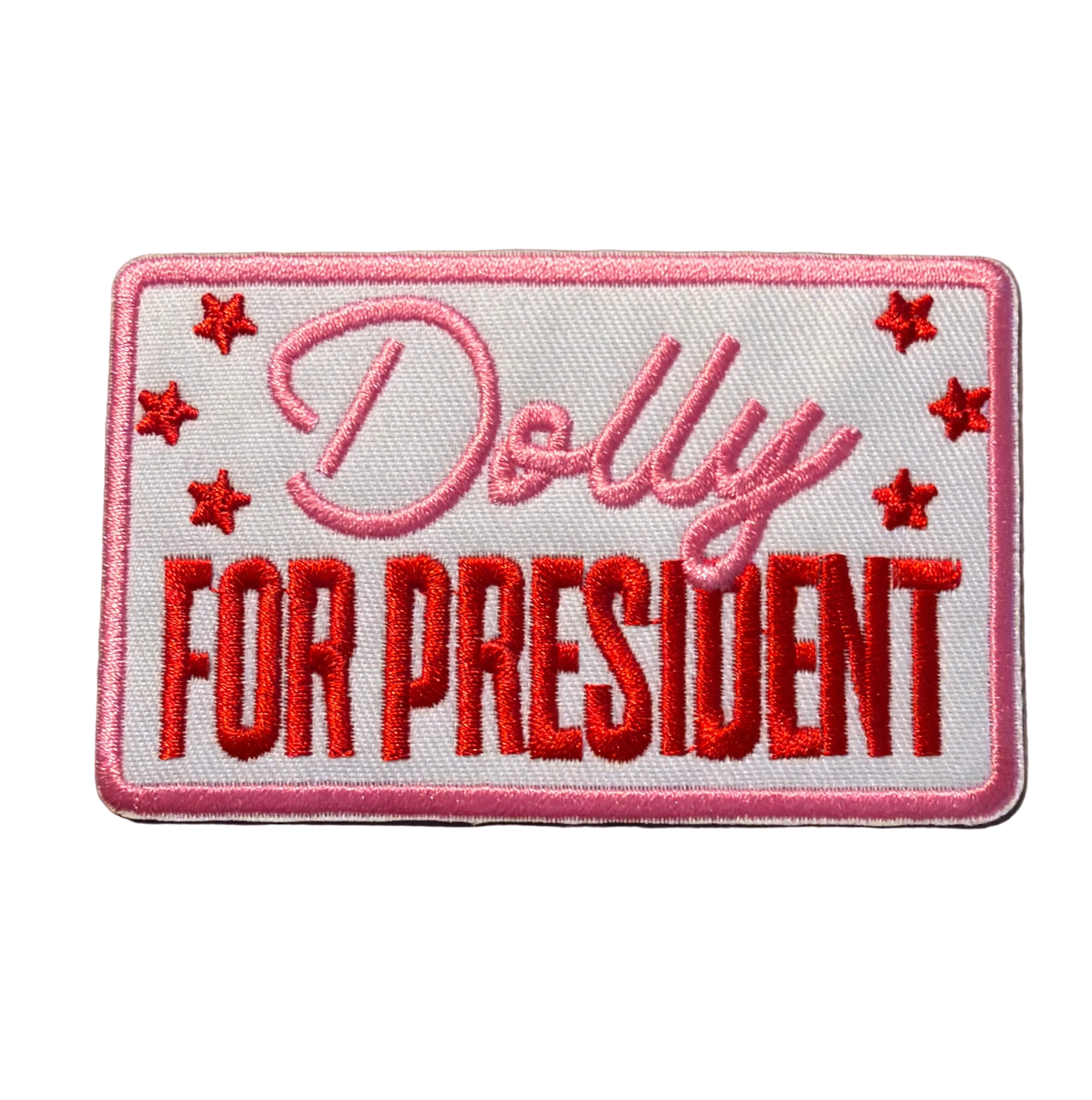 Dolly For President Pink Patch 15n