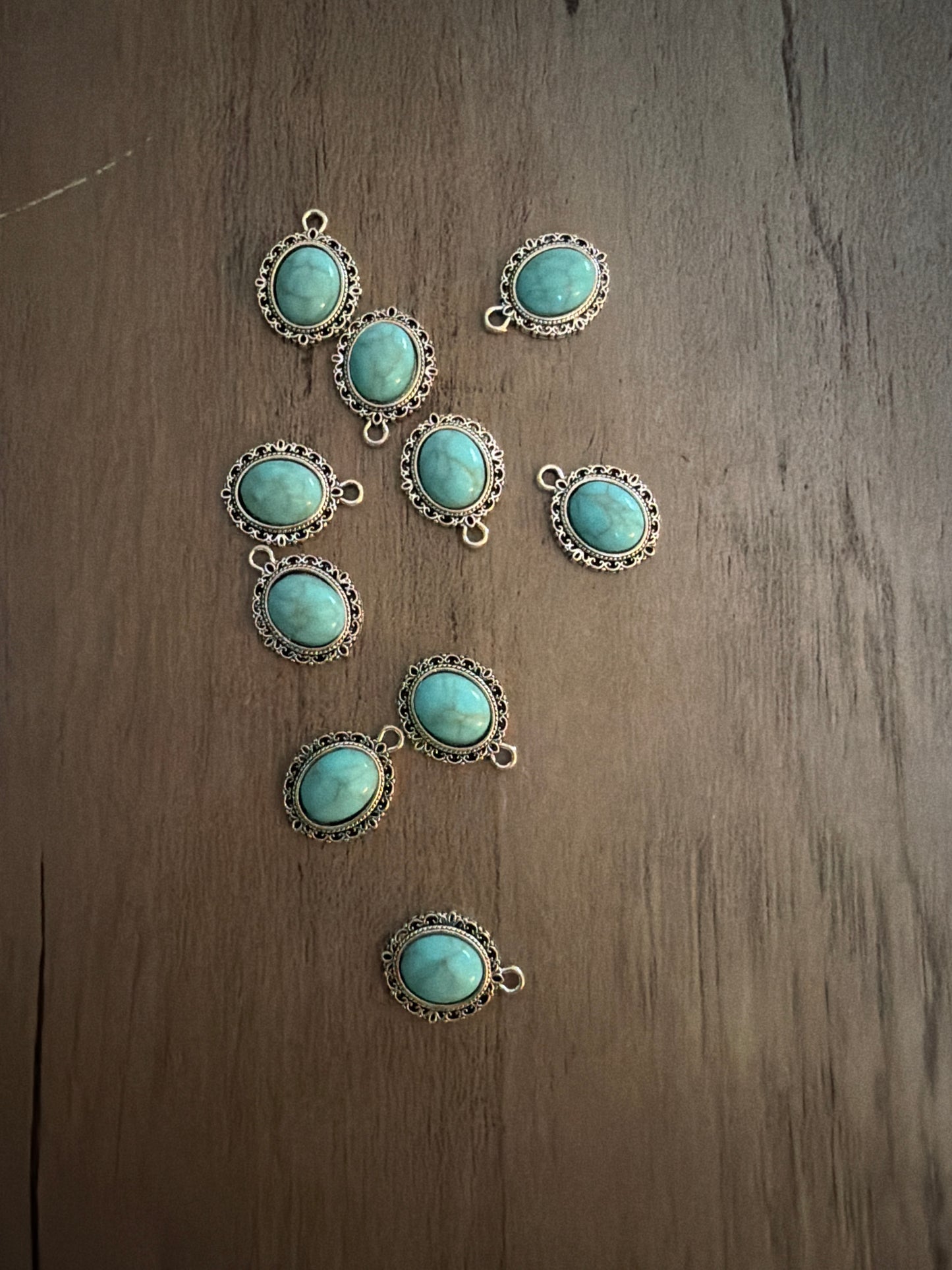 Turquoise Pendant Charm Lot