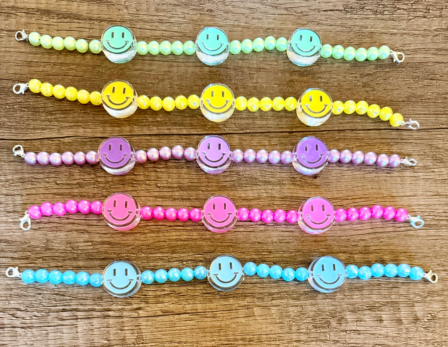 Smiley Face Beaded Chain