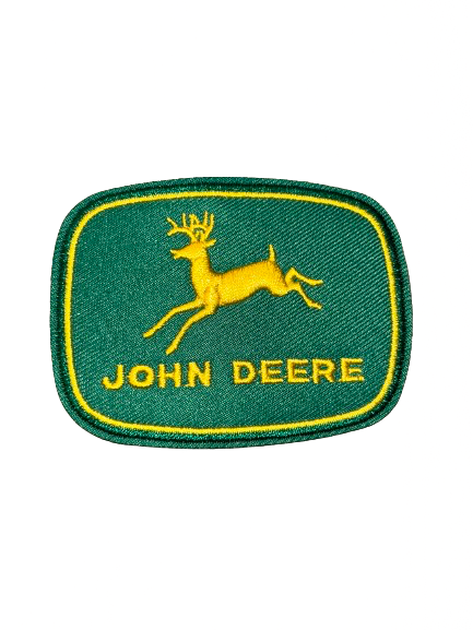 JOHN DEERE Patches Iron On Ready Brand New Your Choice or Both