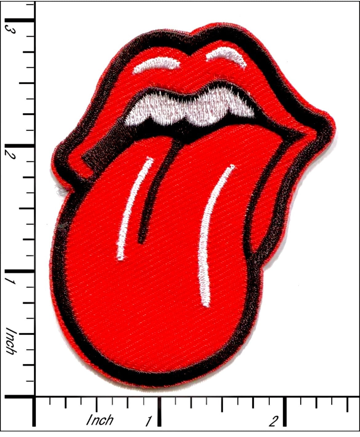 ROLLING STONES Tongue Patch Iron On Ready Brand New Amazing Quality! Music Band