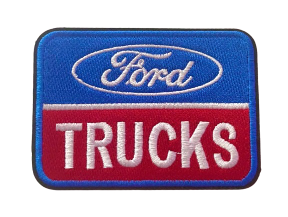 FORD TRUCKS Patch Iron On Ready Brand New Embroidered - Racing Hunting Off-road Pickup