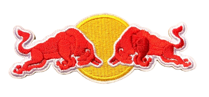 REDBULL Patch Iron On Ready 3.5” Brand New Red Bull Patch
