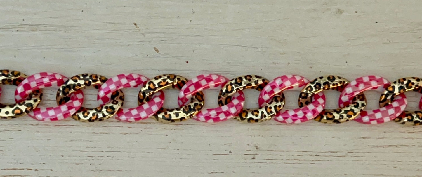 Checkered, Leopard and Bling Chains