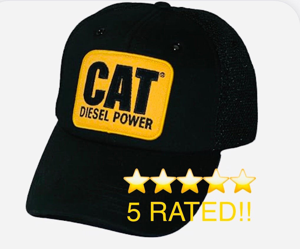 CAT DIESEL POWER Trucker Hat Patch Style Cap Smokey and the Bandit Style Foam or Baseball Your Choice! Brand New