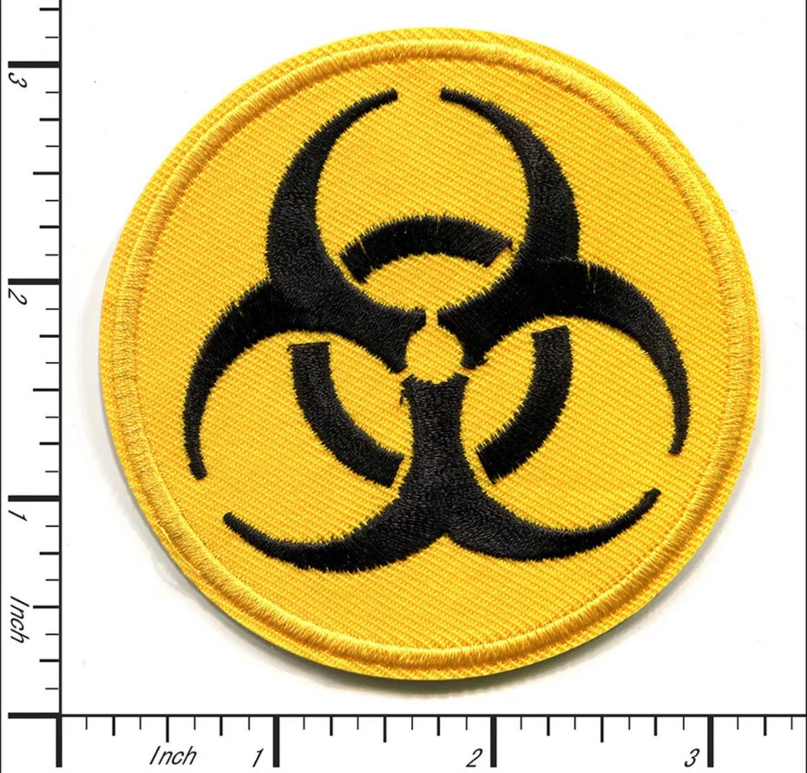 BIOHAZARD Patch POISON Patch Danger Iron on Patch Brand New High Quality!