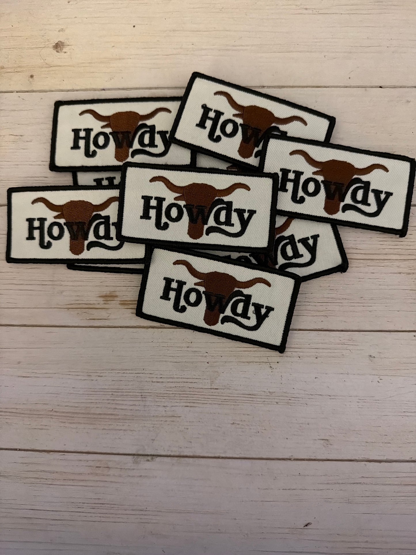 Howdy Horns Patch