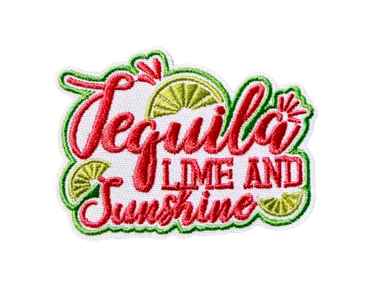 Tequila Lime and Sunshine Patch Cutout