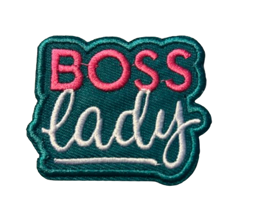 Boss Lady Patch Iron On Ready Patch  Embroidered Filler Patch Hat Bar Patch Women Boss Babe